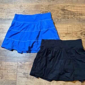 Blue and Black Skort Set